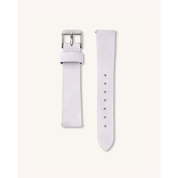 Rosefield Lilac Nubuck Silver Strap - Picture 1 of 2